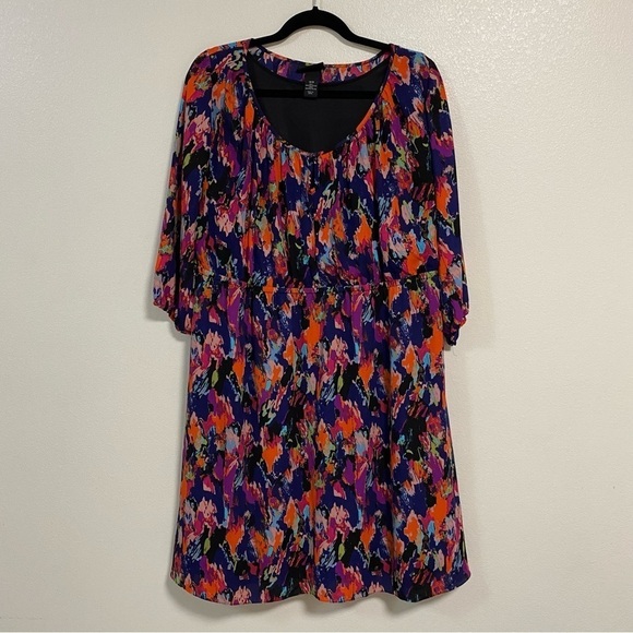 Lane Bryant 3/4 Sleeve Dress Size 14/16 - Picture 1 of 9